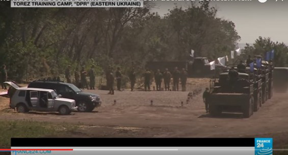 Тренувальний табір бойовиків біля Торезу, Донецька обл.