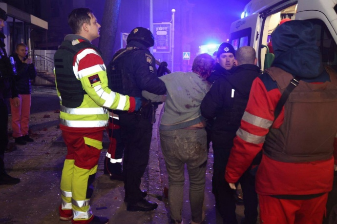 наслідки обстрілу Харкова, фото з Telegram Ігоря Клименка