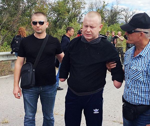 Жемчугов після звільнення з полону