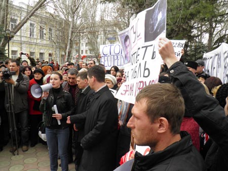 Акция в Феодосии Акция в Феодосии