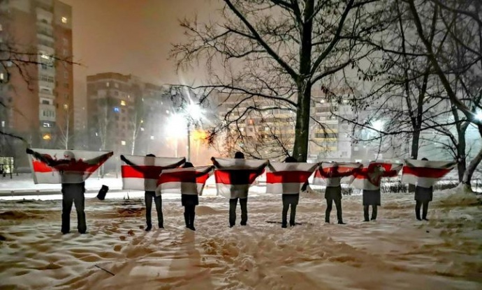 Акция солидарности в Витебске