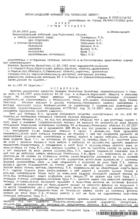 Тещу Колесниченко, которая напоила подчиненную нашатырем, признали невиновной
