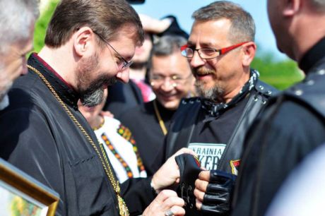 Главу УГКЦ посвятили у байкери