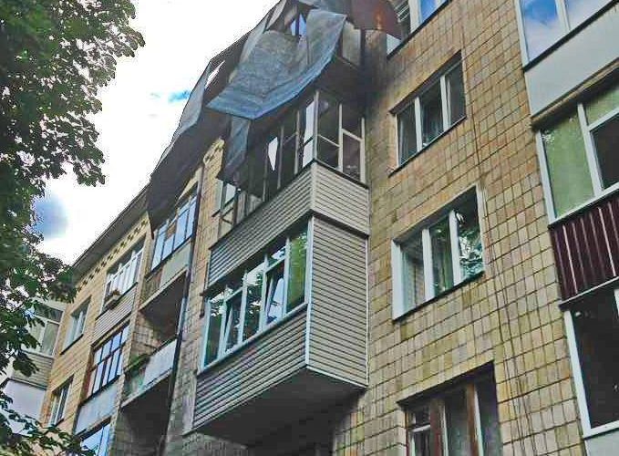 Последствия урагана в Сумах