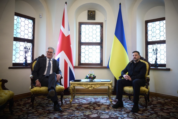 Зеленський і Стармер, фото ОП