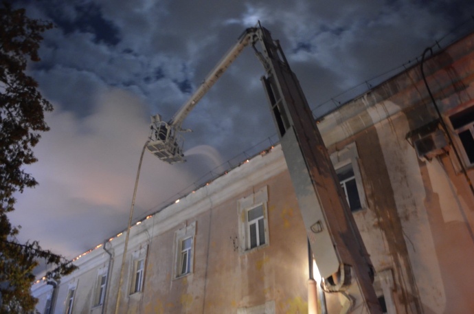 Пожежа у Луцькому військовому госпіталі