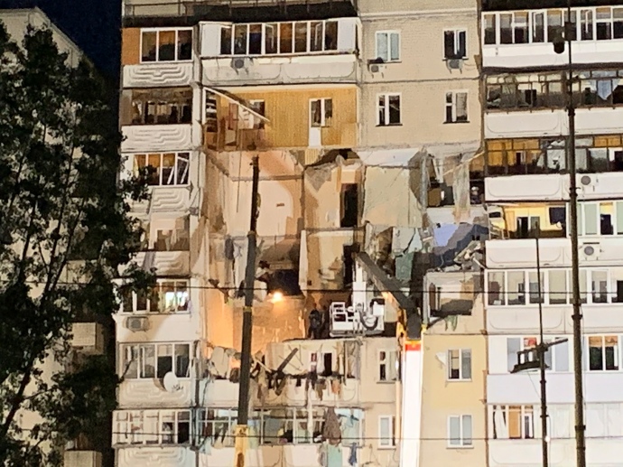 Спасательные работы продолжались по ночам