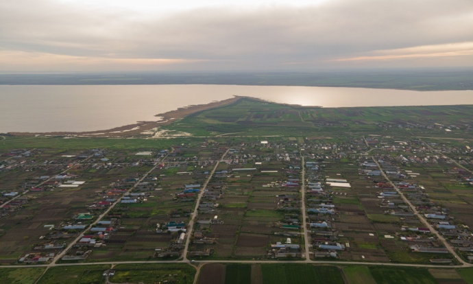 Озеро Ялпуг з повітря