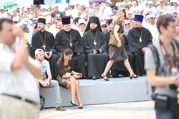 Участие в съезде оппозиции приняли также представители духовенства