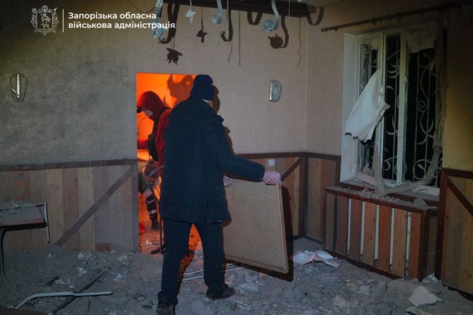 последствия удара по Запорожью, фото ОВА