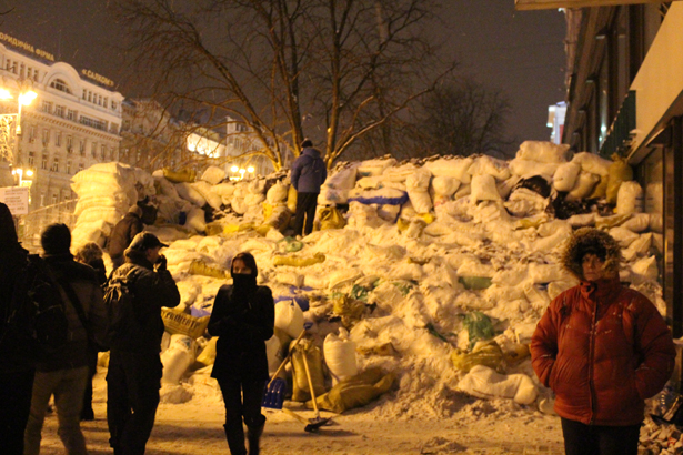 Барикади з мішків зі снігом Барикади з мішків зі снігом