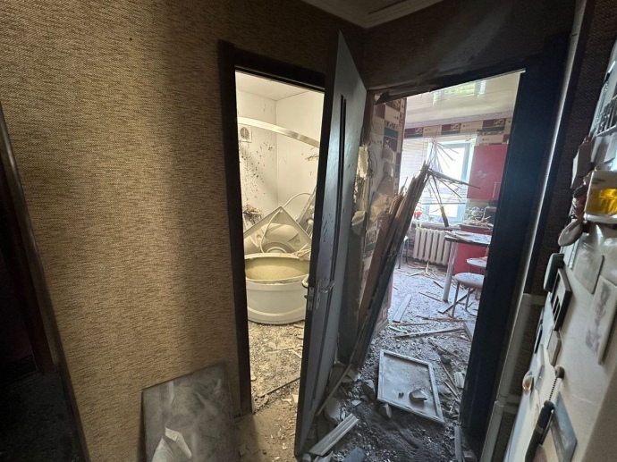 наслідки обстрілу Дніпропетровщини 27 квітня, фото з Telegram Лисака