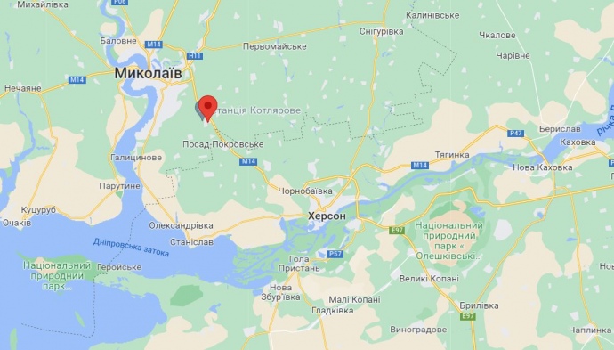 Шевченкове на мапі