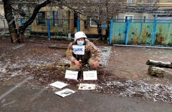 Фиксация места взрыва наблюдателями