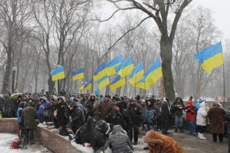 Митинг сторонников власти под ВР Митинг сторонников власти под ВР