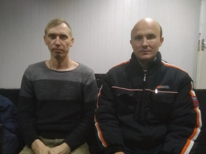 Сергій Ткаченко (праворуч) і Денис Тимофєєв (ліворуч)