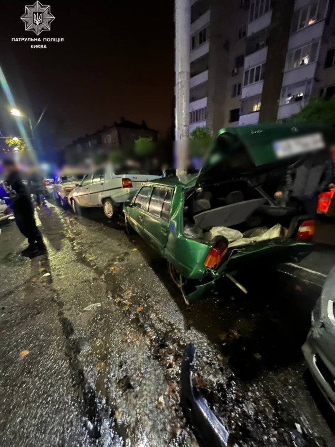 ДТП в Киеве, фото патрульной полиции