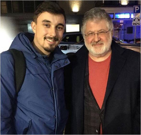 Андрей Голубев с Игорем Коломойским