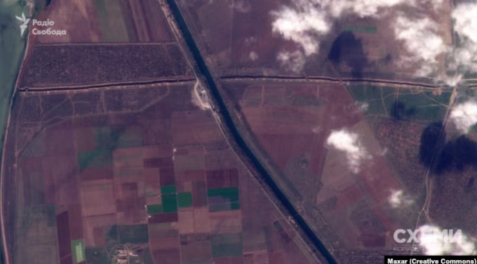 Село Филатовка, оккупироввнный Крим, фото 13 березня