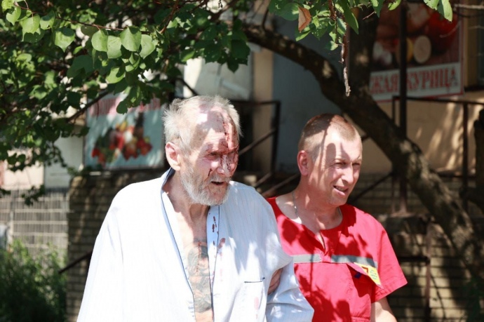 Пострадавший от удара по Первомайскому 4 июля