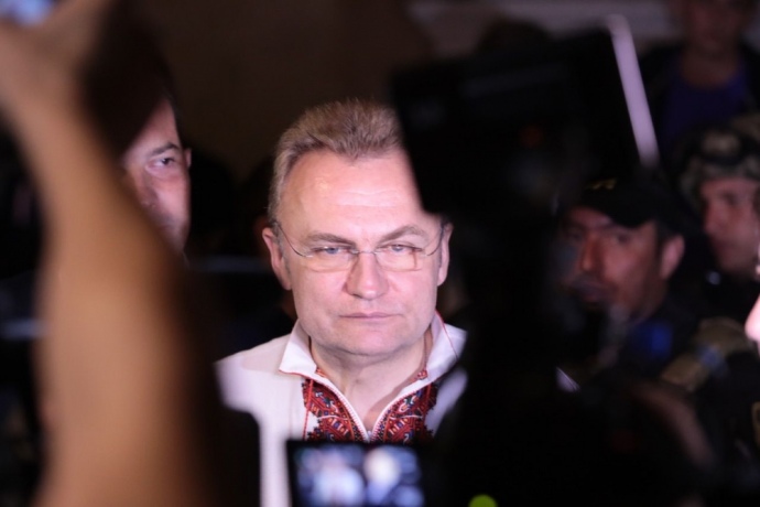 Невідомо, про що насправді думав мер Львова Садовий під час спільного брифінгу з Міхеілом Саакашвілі