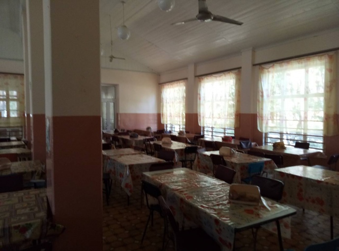 Столовая, где питались дети