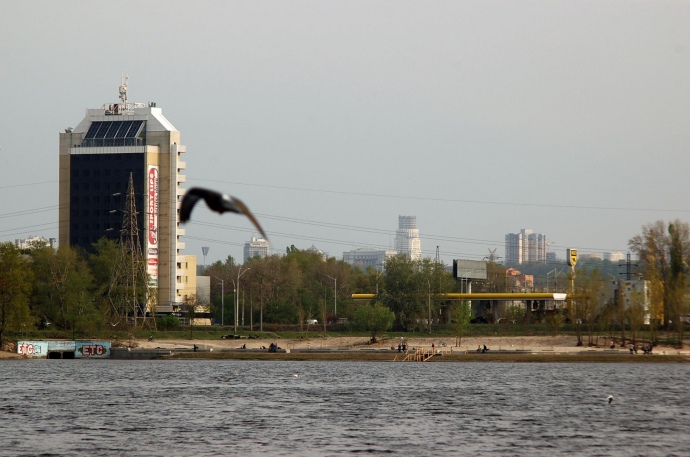 Світлина з озера Йорданського на Оболоні