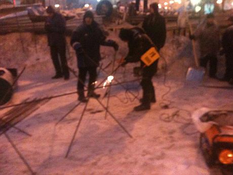 Майдан увечері 11 грудня Майдан увечері 11 грудня