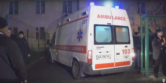 Корбана увезли в больницу