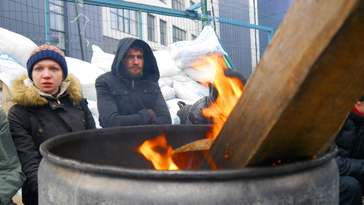 На блокаді Newsone журналісти УП помітили Віту Заверюху