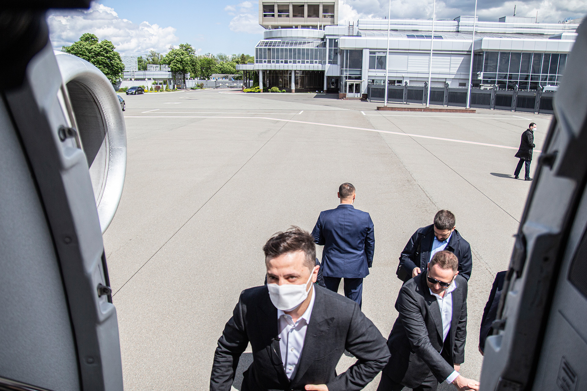 Президентское место – в начале фюзеляжа, за кабиной пилотов