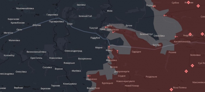 Карта: DeepState