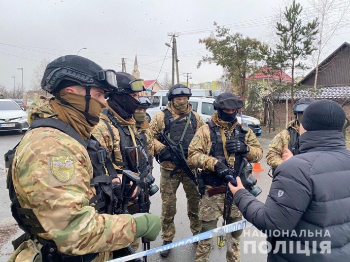 Спецпідрозділ КОРД на місці інциденту