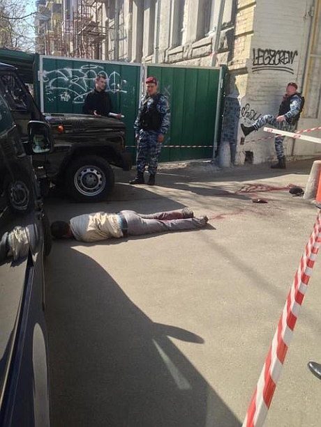 Человека застрелили на Саксаганского Человека застрелили на Саксаганского