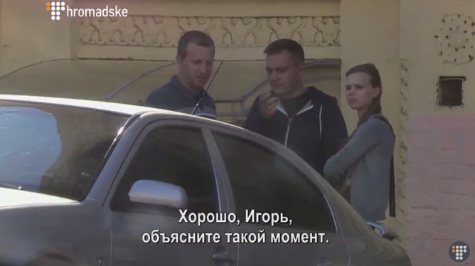 Ігор Устименко ліворуч