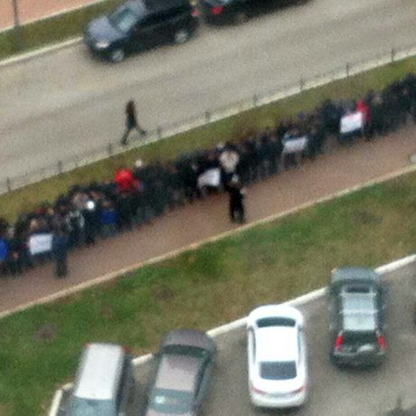 Дім свободівця Мірошниченка пікетували тітушки