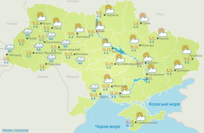 Прогноз на 11 октября