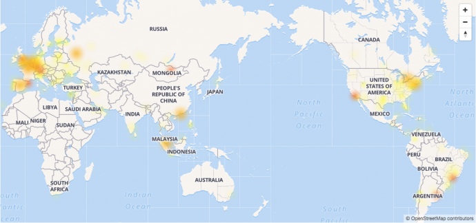 Збій в Instagram