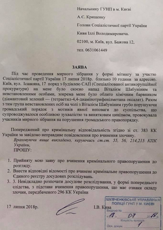 Заявление Кивы