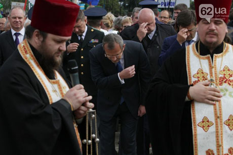 Участь в урочистостях взяв секретар РНБО Андрій Клюєв Участь в урочистостях взяв секретар РНБО Андрій Клюєв