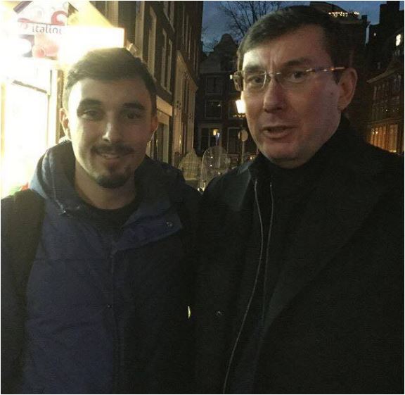 Андрей Голубев с Юрием Луценко