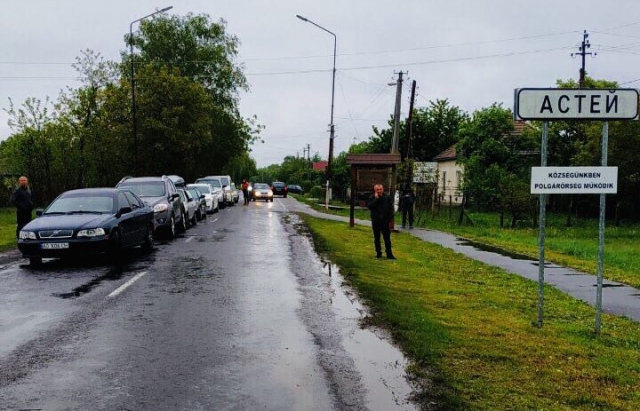 Очередь на КПП 