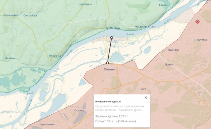 Дачи на левом берегу Днепра на Херсонщине