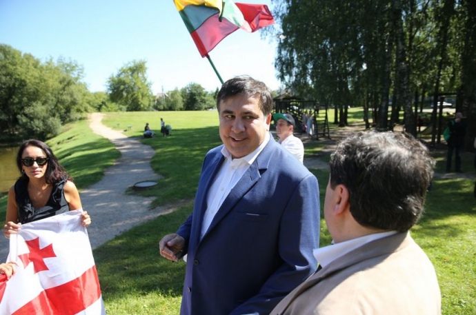 Саакашвили в Вильнюсе