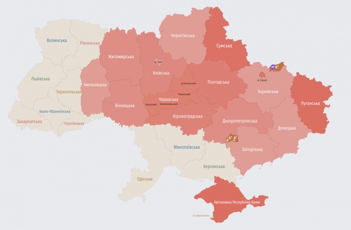 Мапа: alerts.in.ua