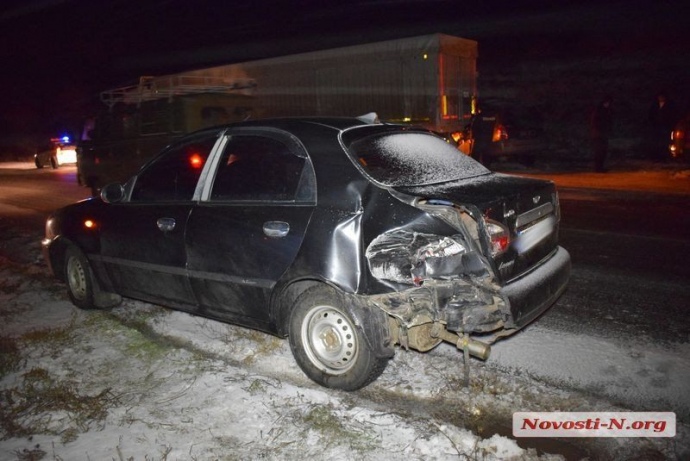Вторая машина пострадала меньше