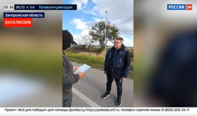 Видворення Ігоря Мурашова окупантами у Василівці, жовтень 2022