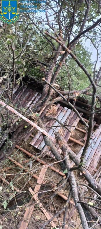 последствия обстрела Черниговщины 9 сентября, фото областной прокуратуры